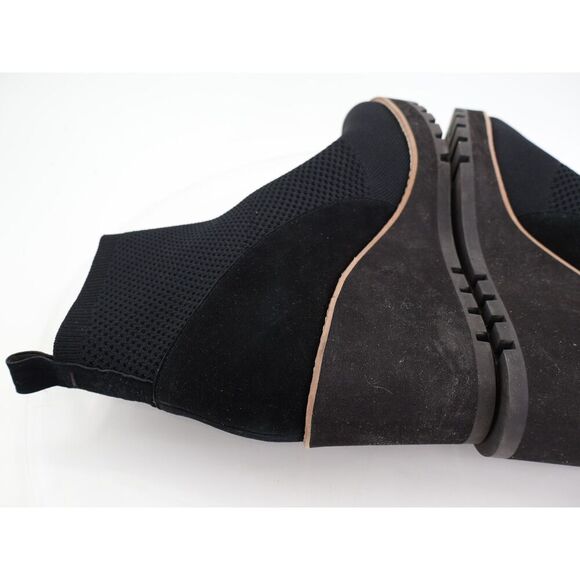 Eileen Fisher Quill Bootie Wedge Knit Slip On Stretchy Platform Size 11 Ankle - Picture 11 of 14